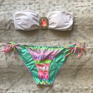 Victoria’s Secret Bandeau Tie Dye Bikini